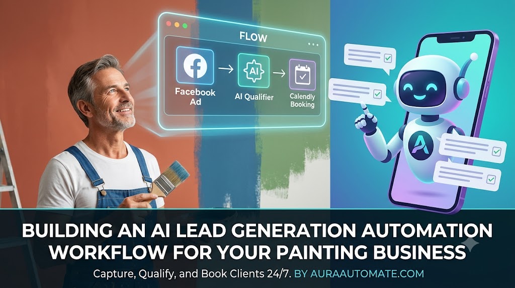 ai lead generation automation painting trade business workflow
